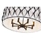 Z-Lite Harden Pendant, 8-Light, 26.25 In.W x 11.75 In.H, Matte Black/White 1948P26-MB - alternate 3